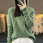 Laure | Pull à capuche en maille douce