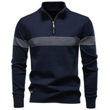 CLASSIC HALF-ZIP KNIT PULLOVER FOR MEN