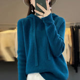 Laure | Pull à capuche en maille douce