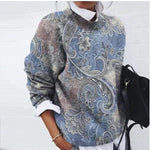Denise | Pull ample à imprimé animalier
