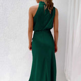 Alixe | Robe de soirée à jupe fluide