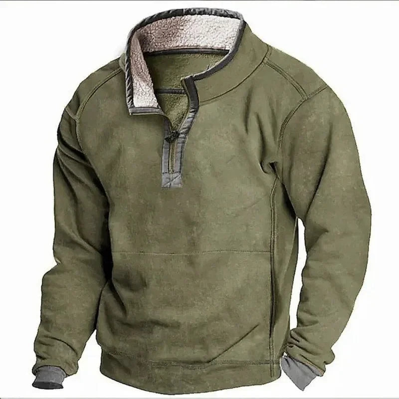 COZY WINTER ZIP PULLOVER FOR MEN