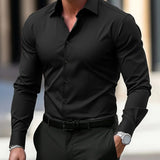 ELASTIC BUSINESS SHIRT FOR MEN