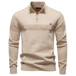 CLASSIC HALF-ZIP KNIT PULLOVER FOR MEN