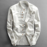 Chemise Hiro — en lin et coton