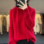 Laure | Pull à capuche en maille douce