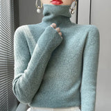 Pauline | Pull à col roulé en maille fine