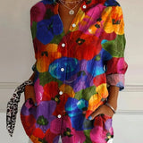 Astrid | Blouse à motifs colorés