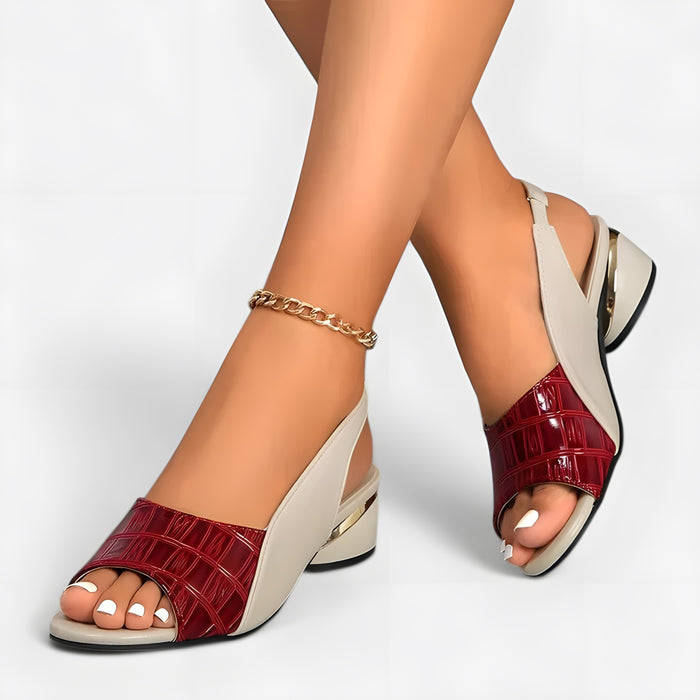 Penelope | Sandales en cuir orthopédiques femme