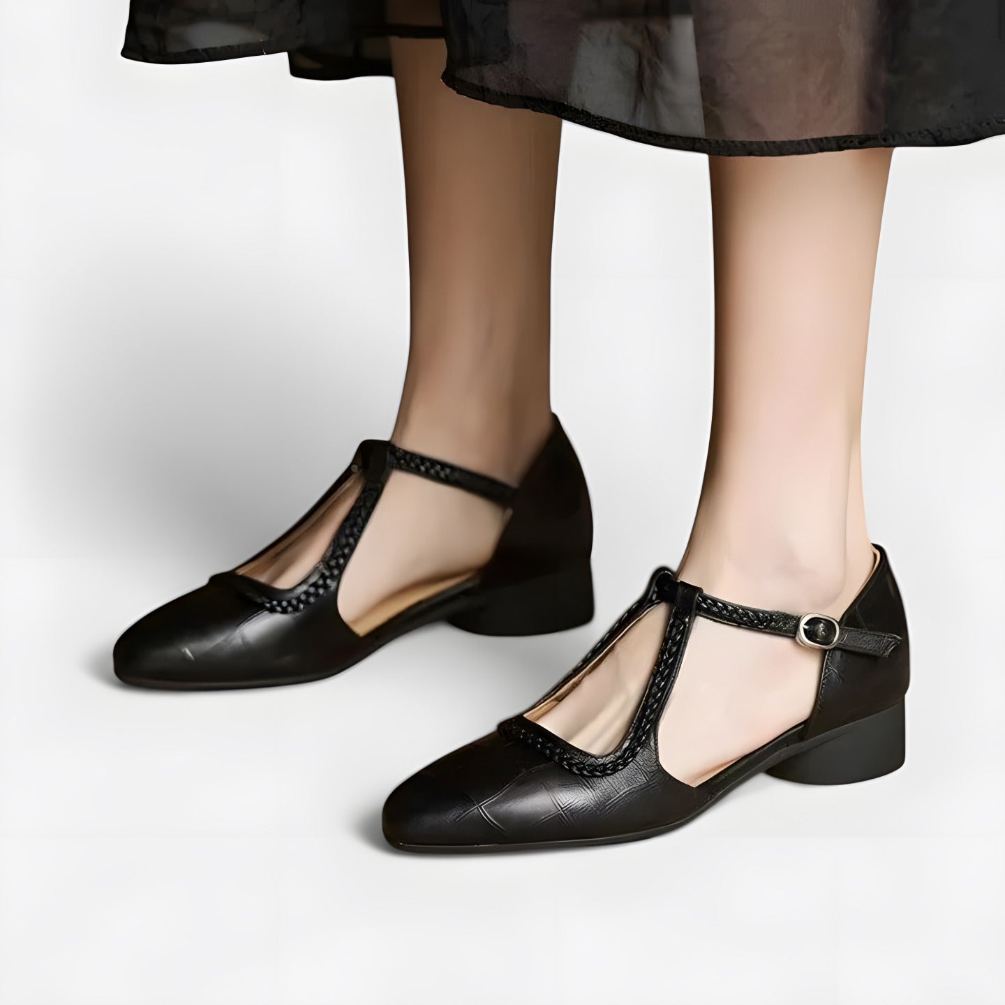 Sadie | Sandales orthopédiques femme confortables Noir