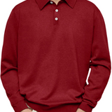 LONG SLEEVE POLO SHIRT FOR MEN