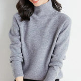 Zoé | Pull en maille fine à petit col montant