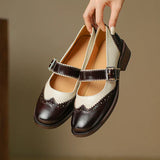 Mary Janes Bicolores Bout Golf