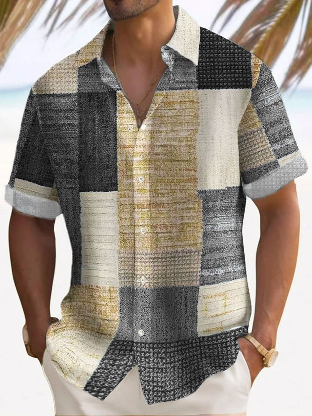 Afron | Casual shirt with button placket