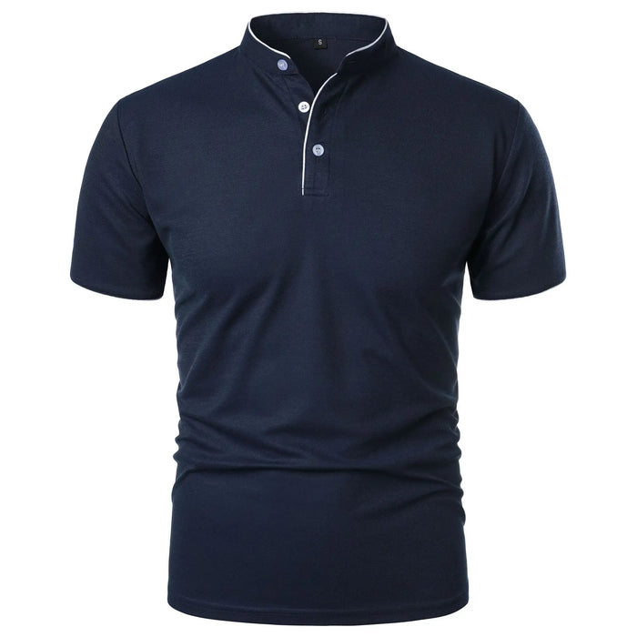 Felin | Elegant stand-up collar polo shirt