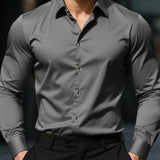 ELASTIC BUSINESS SHIRT FOR MEN