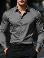 ELASTIC BUSINESS SHIRT FOR MEN