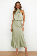 Alixe | Robe de soirée à jupe fluide