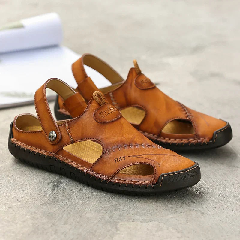 CLASSIC LEATHER SANDALS FOR MEN