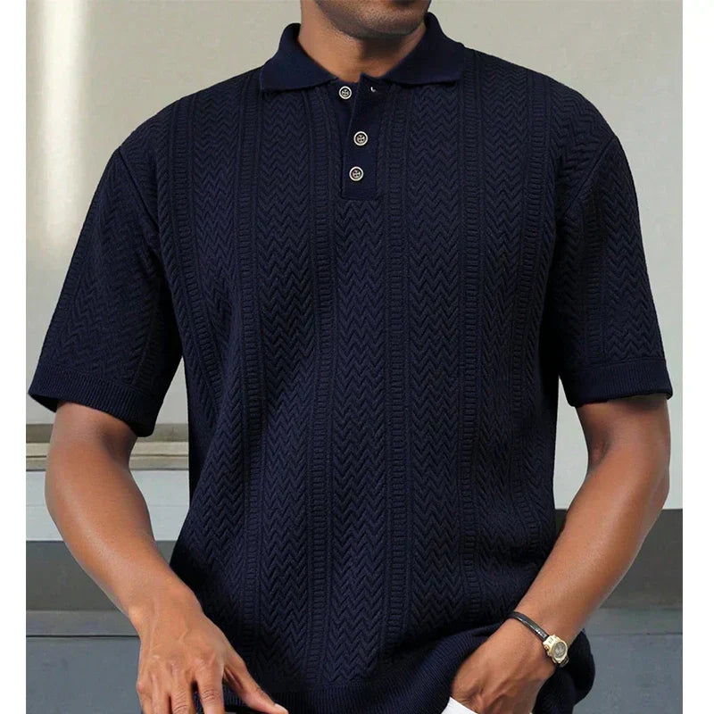 Men's Lightweight Breathable Knit Polo