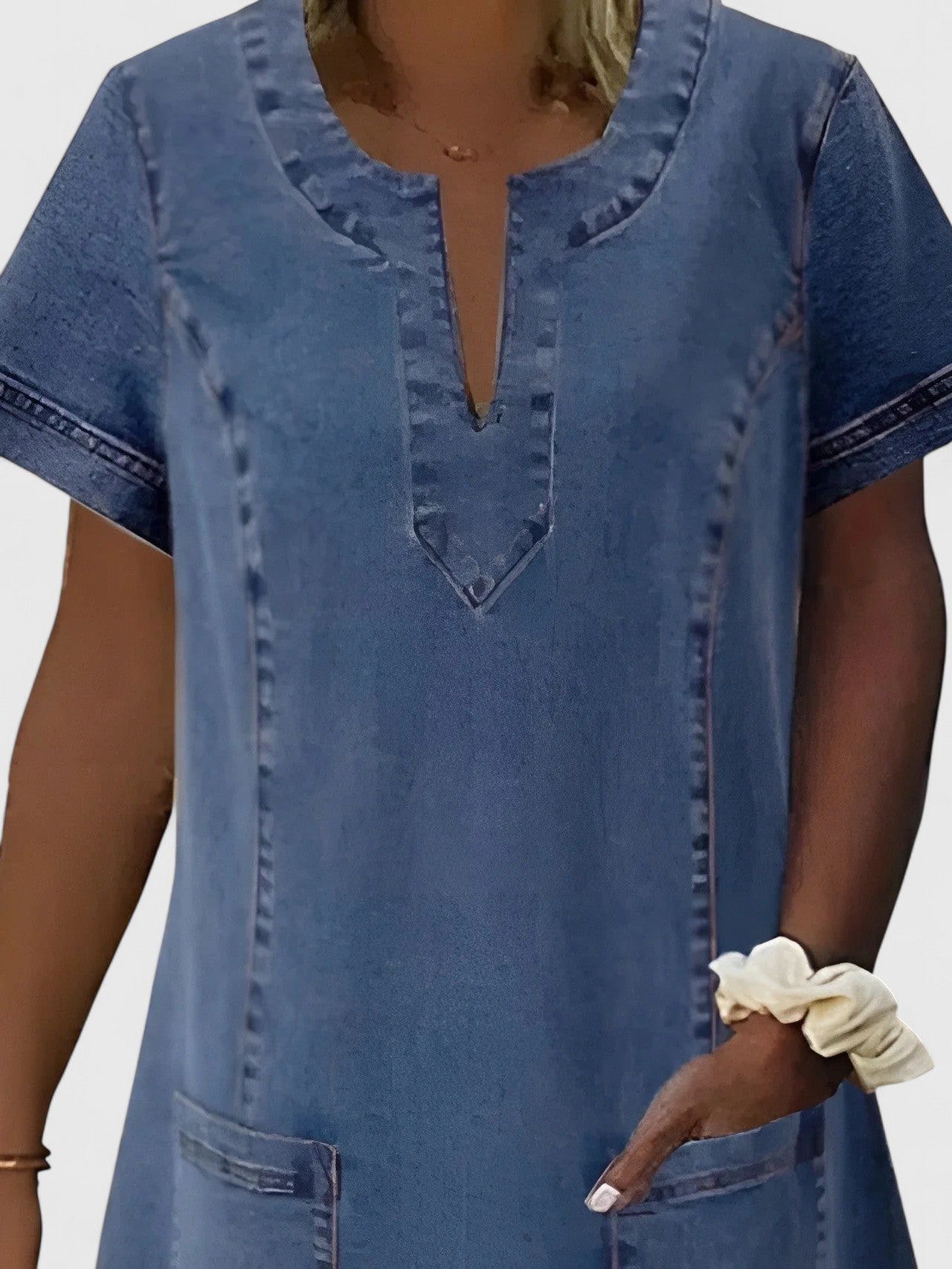 Christine — Robe en Jean Élégante