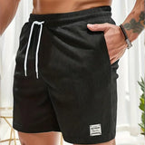 CORDUROY DRAWSTRING SHORTS FOR MEN