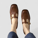 Kyrahnae — Chaussures Mary Jane avec T-Strap orthopédiques