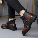 BUCKLE BOOTS FOR MEN