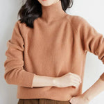 Zoé | Pull en maille fine à petit col montant