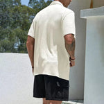 TEXTURED CUBAN SHIRT FOR MEN
