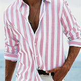 STRIPED SUMMER SHIRT FOR MEN