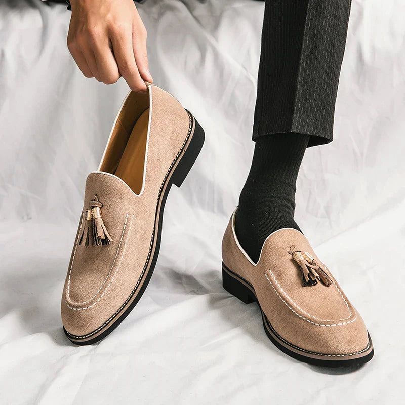 Oxford Suede Tassel Loafer