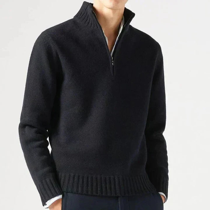 Lucio | Pull élégant à demi-zip