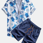 Ensemble — chemise à imprimé tortues & short de bain
