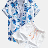 Ensemble — chemise à imprimé tortues & short de bain