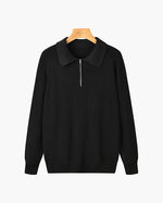 TEXTURED ZIP SWEATER FOR MEN