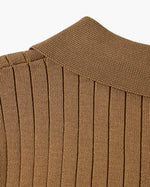 TEXTURED COTTON POLO FOR MEN