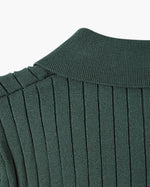 TEXTURED COTTON POLO FOR MEN