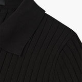 TEXTURED COTTON POLO FOR MEN