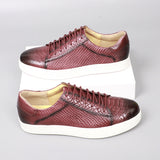Baskets Altieri — en cuir décontractées