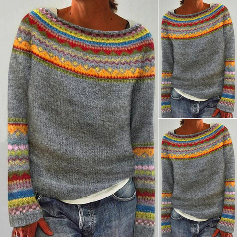 Elyse — Pull en Laine Rétro