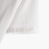 Chemise basique en lin respirant à manches courtes