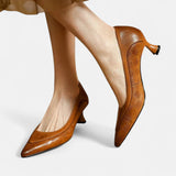 Talons en cuir Amara