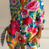 Astrid | Blouse à motifs colorés