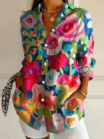 Astrid | Blouse à motifs colorés
