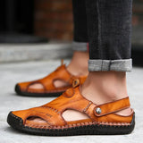 CLASSIC LEATHER SANDALS FOR MEN