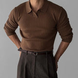 Polo Hadley — côtelé en maille