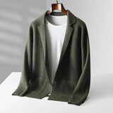 REFINED KNITTED CARDIGAN FOR MEN