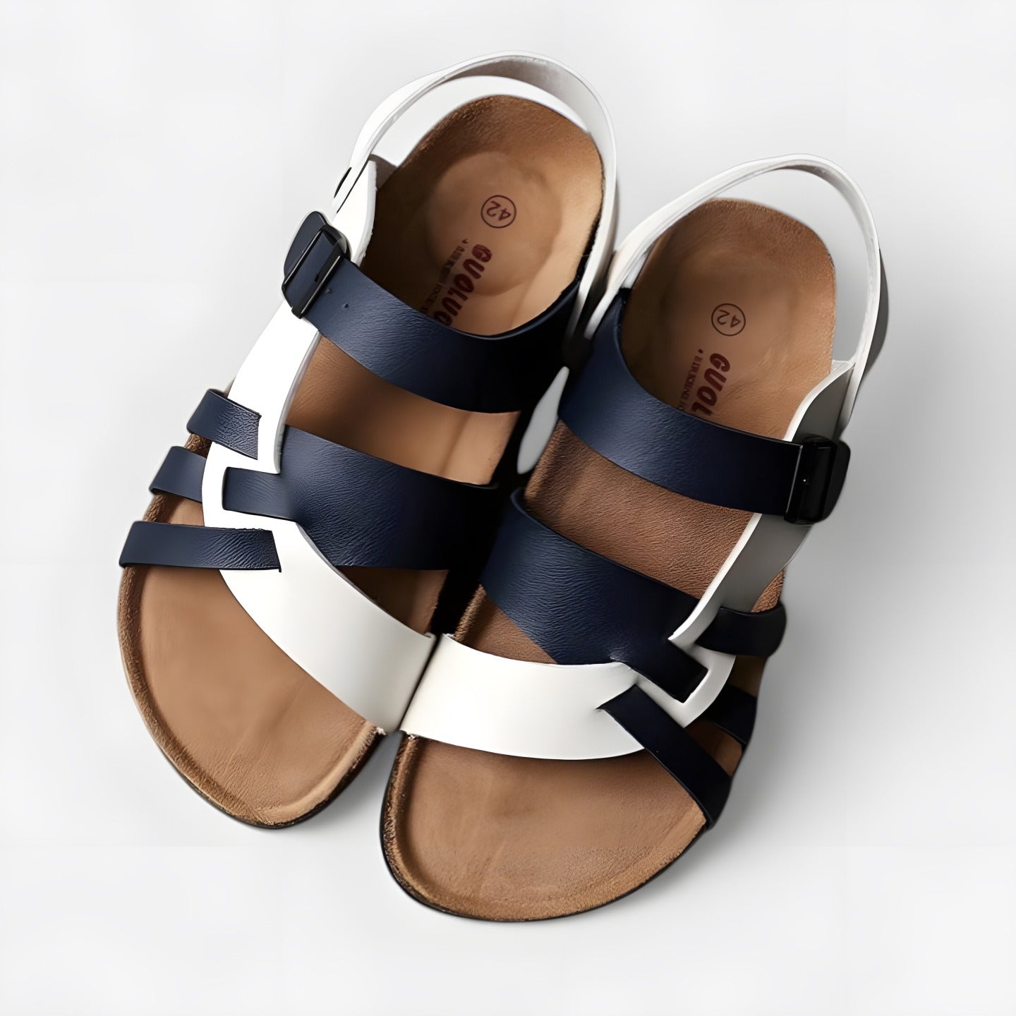 Blanche | Sandales élégantes orthopédiques femme Bleu