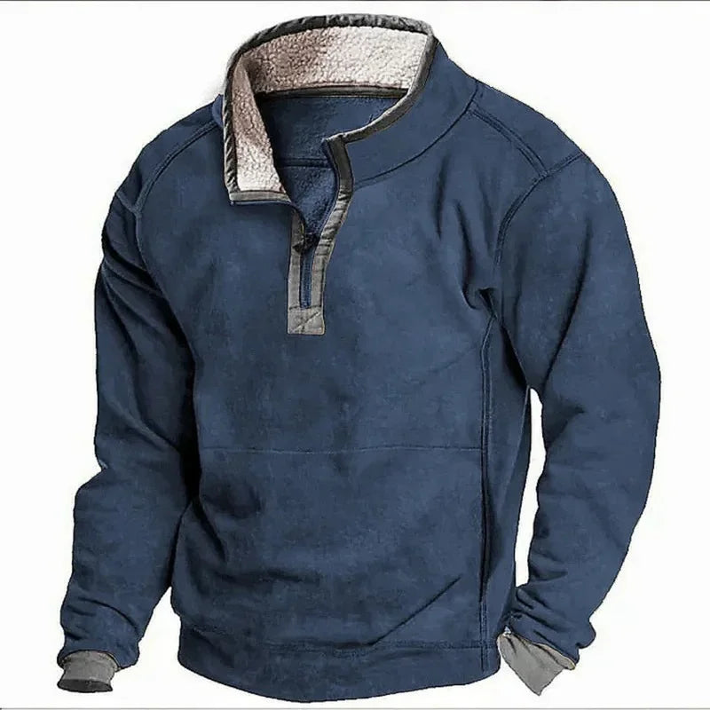 COZY WINTER ZIP PULLOVER FOR MEN